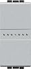 Bticino SNT4051AF Livinglight Switch Axial Light Grey Tech