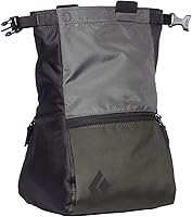 Black Diamond Mondo Chalk Pot - Stable Wide-Base Bouldering Bucket, Magnetic Closure, Large Capacity Repo Gray