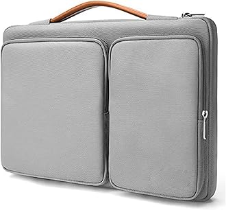 MOCA 360 Protective Laptop Sleeve 13 Inch for MacBook Air 13 M1 2020 MacBook Pro 13 2016-2020 Surface Pro X 7 6 5 Water Resistant Slim Shockproof Laptop Cover Case (13 Inch, Grey)