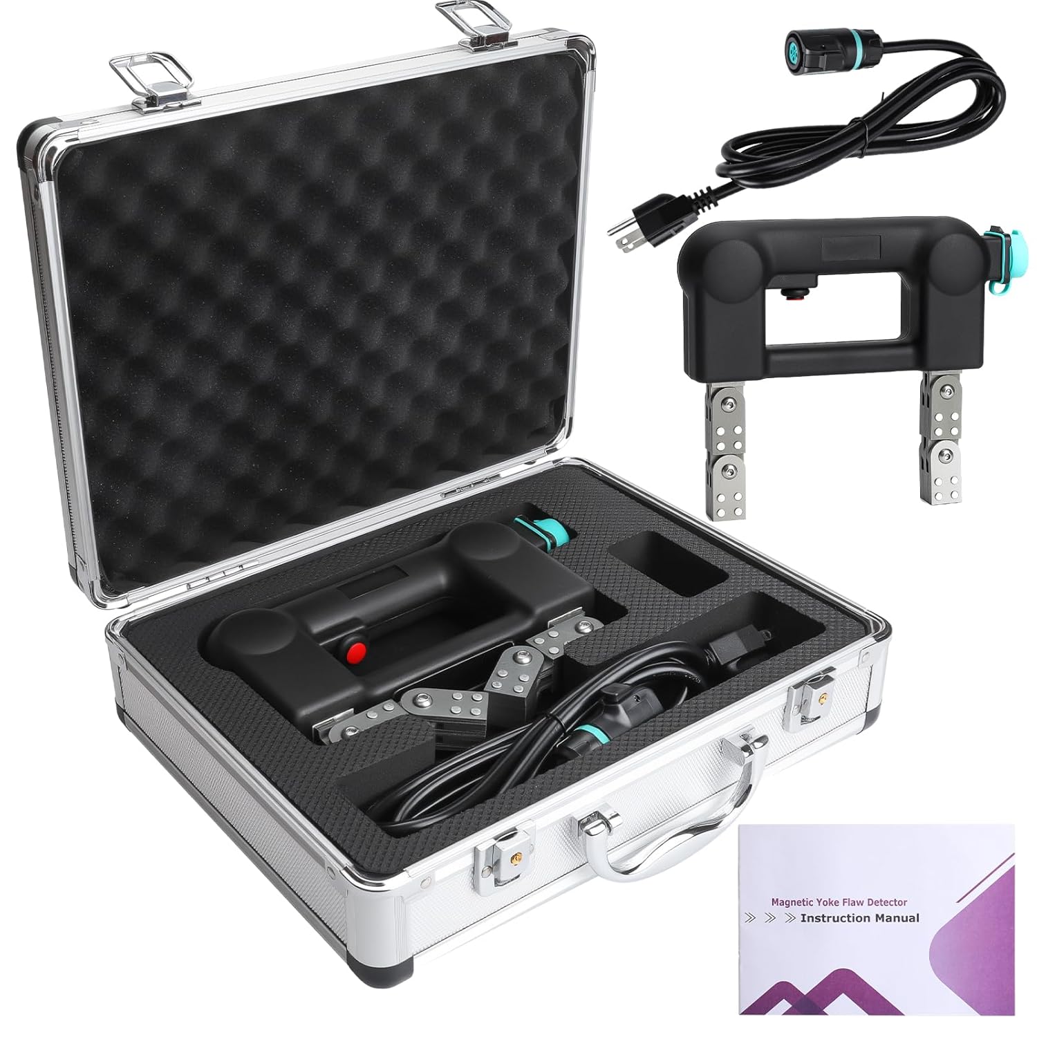 Portable Magnetic Particle Flaw Detector, Steel Weld Magnetic Particle Inspection for Confined Spaces and Industrial Use
