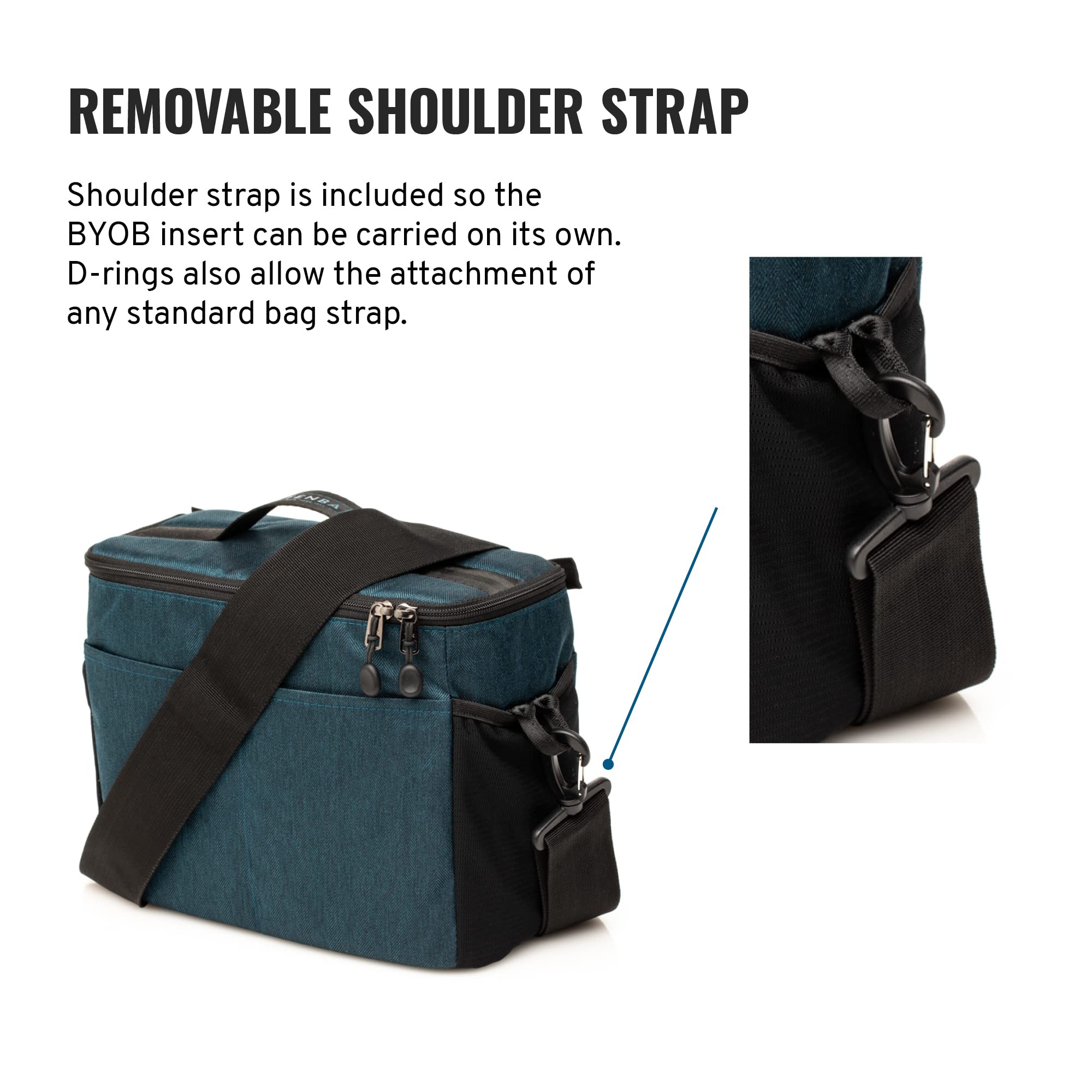 Tenba BYOB - Funda para cámara Familiar - Bolsa de Neopreno Negra para cámara - Resistente al Agua - Protección y Transporte de cámaras