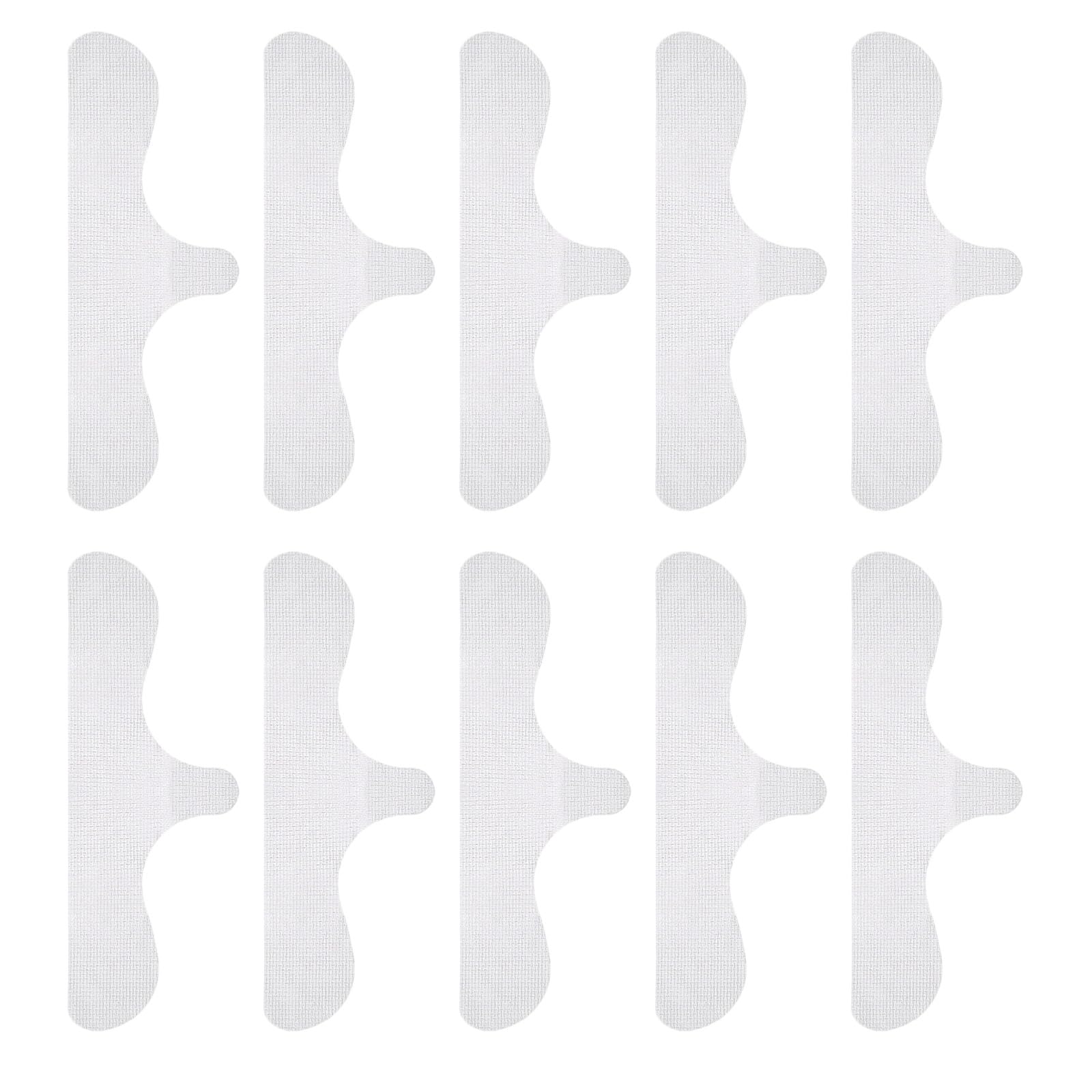 DAWTHTW 10Pcs Sweat Absorber Pads Under Belly Sweat Liners Sweating Supplies Bra Liners/Tummy for Miliaria Bust Liner Pad