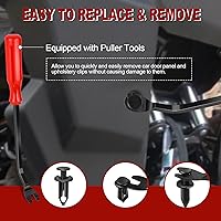 Vista 4 de moveland 120 clips de guardabarros UTV ATV de 0.315 in, abrazaderas de sujeción compatibles con RZR Kawasaki TRX Honda Suzuki y más, incluye