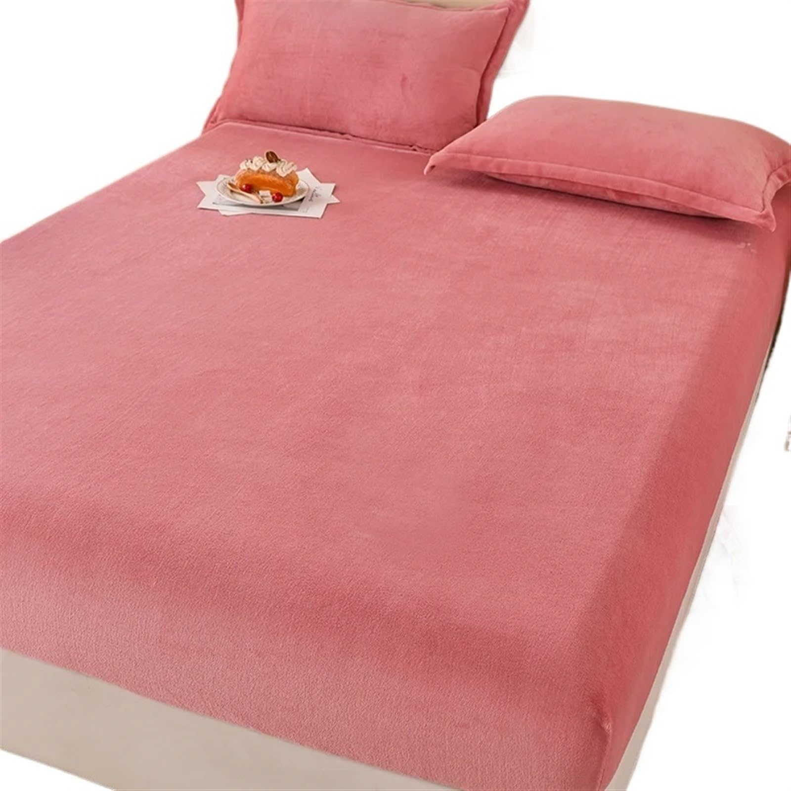Drap housse flanelle d'hiver grand lit, le secret des matins cocooning au chaud