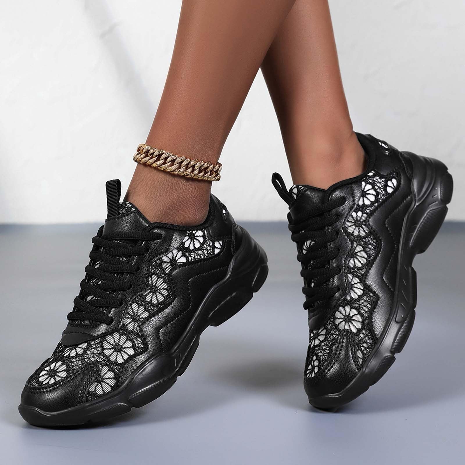 Generisch Oddychające, luźne buty typu sneaker, sznurowana siateczka, lekkie buty do biegania na co dzień