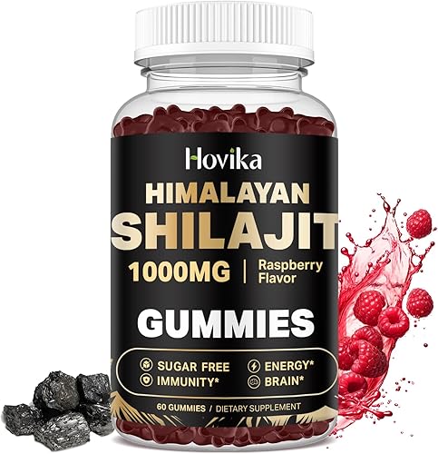 Miniatura 1 de Shilajit - Gomitas de 1000 mg para hombres y mujeres, gomitas puras de Shilajit del Himalaya con más de 85 minerales traza, ashwagandha, cúrcuma,