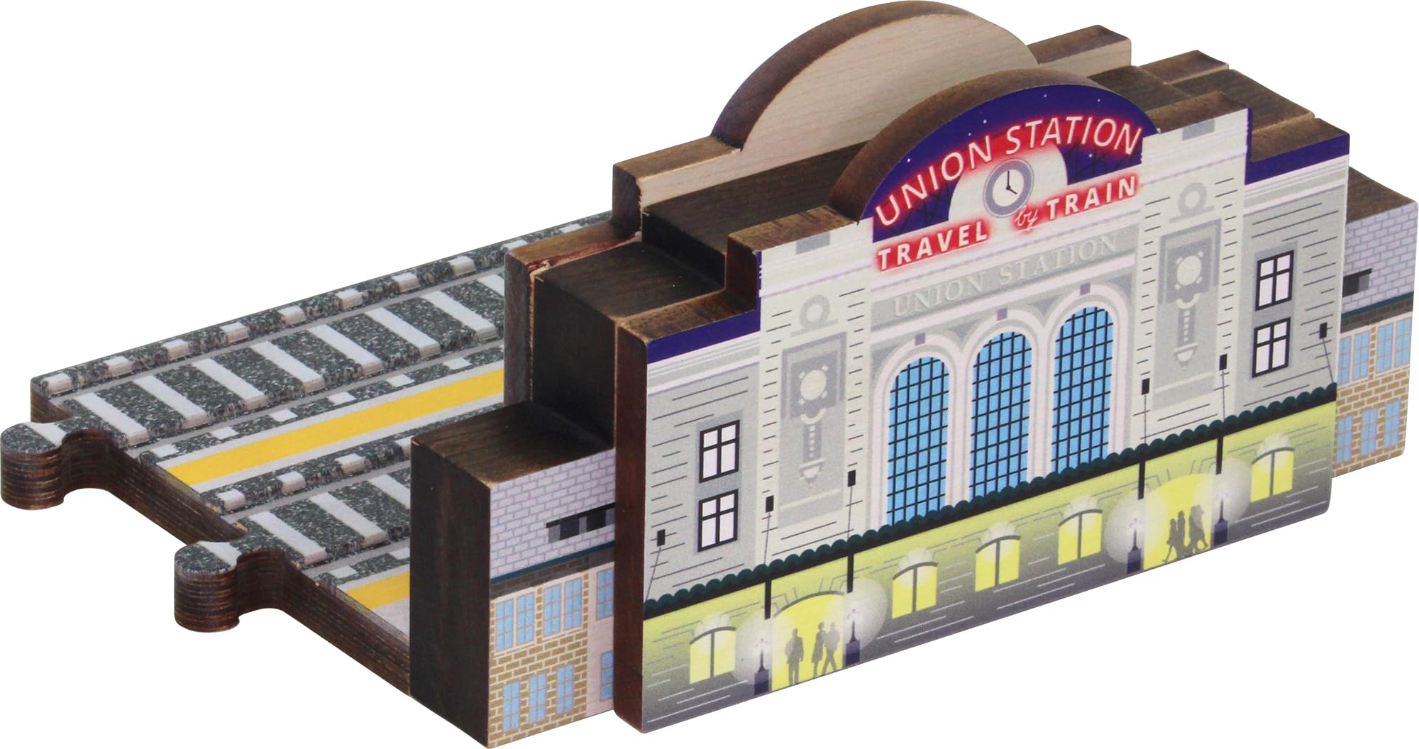 Wooden Train Track - Denver Union Station - Made in USA