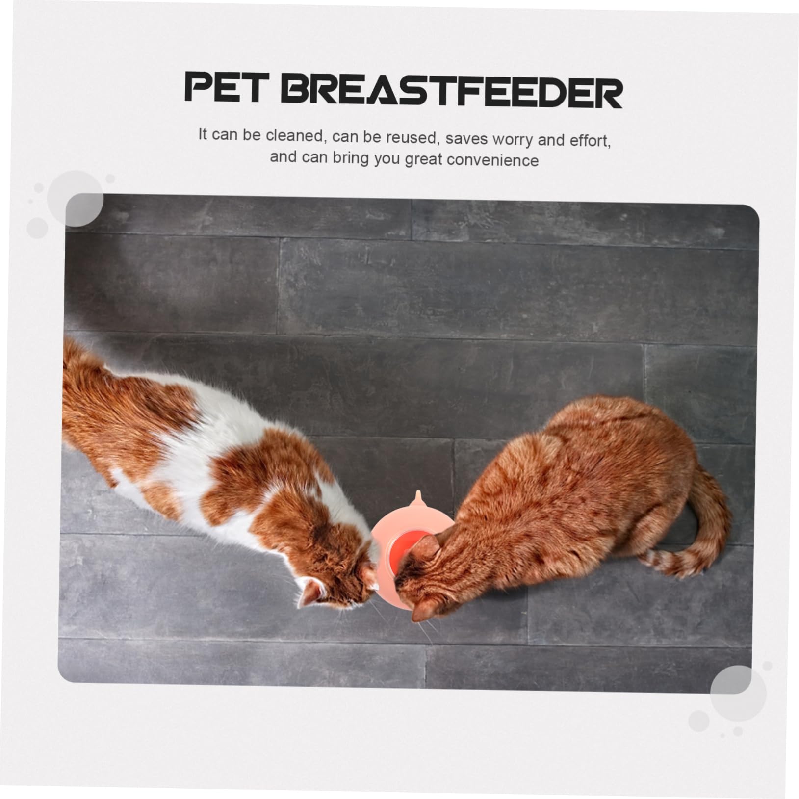 HEMOTON Biberon di Piccoli Animali Domestici per L'addestramento in Silicone Rosa Resistente ad Alte Temperature, Facile da Conservare per Cuccioli e Gattini
