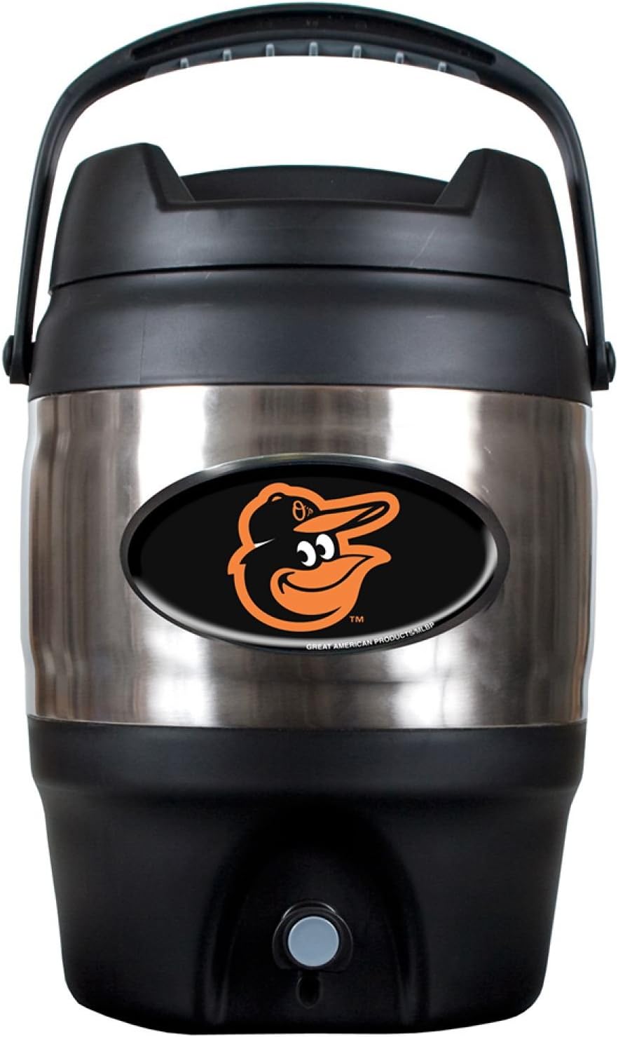 MLB Baltimore Orioles 3 Gallon Stainless Steel Jug