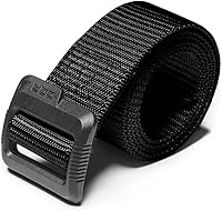 Vista 1 de CQR - cinturón táctico, cinturón resistente estilo militar, correa de malla EDC con hebilla de liberación rápida