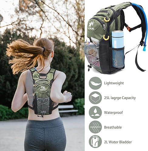 Miniatura 5 de Water Backpack Hydration Backpack with Bladder Lightweight & Waterproof Hydration Pack for Hiking, Cycling, Running,Climbing Outdoorer ,Gift for dad