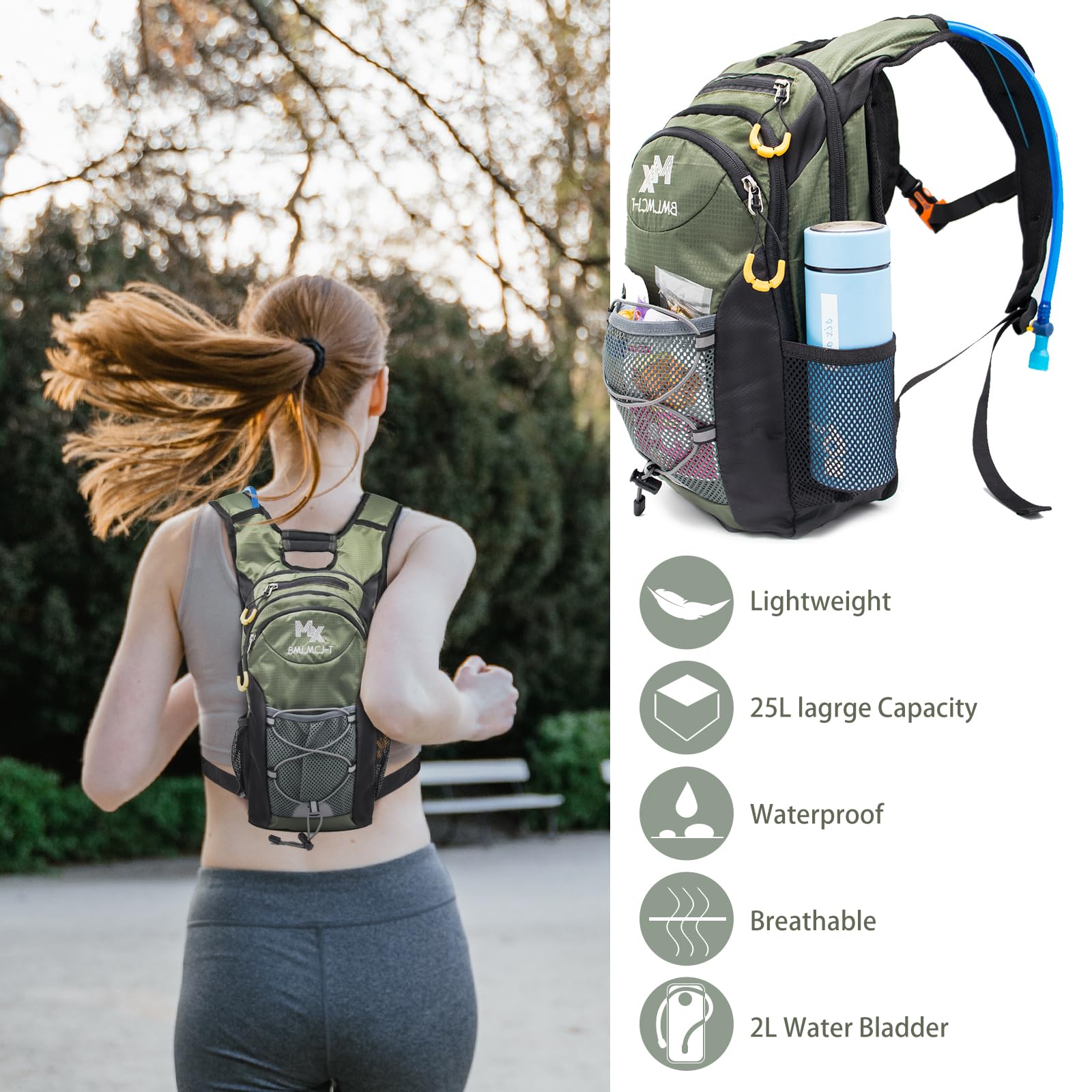 Sac à Dos D'hydratation Sac à Dos D'hydratation Isolé Avec Poche à Eau