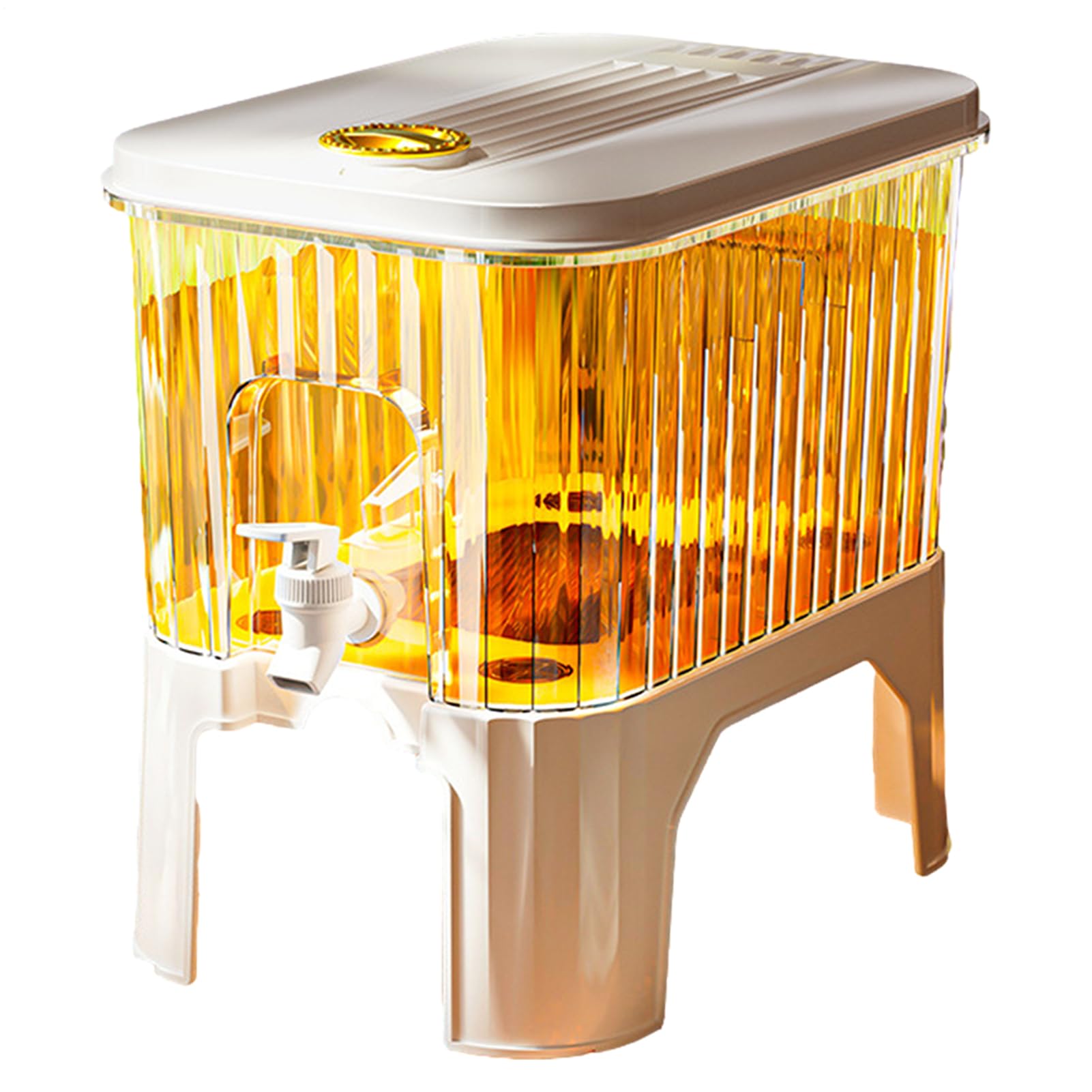 Distributore di bevande da 3/5 L con rubinetto, dispenser di acqua per frigorifero con rubinetto, grande capacità dispenser di bevande in, secchio per acqua ghiacciata ricaricabile con