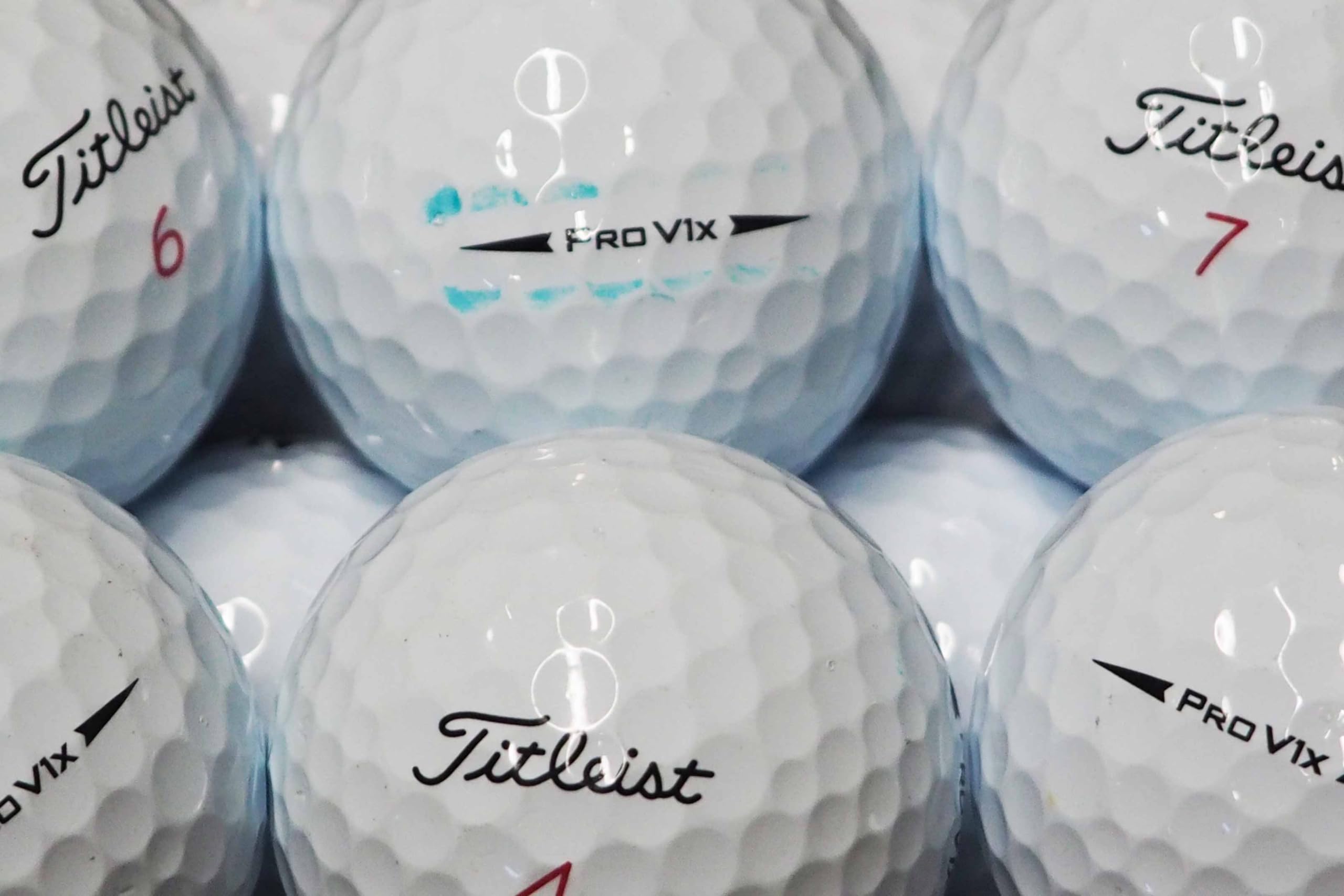 TITLEIST PRO V1X PELOTAS DE GOLF RECUPERADAS LAKE BALLS CALIDAD AAAA AAA PEARL A GRADE