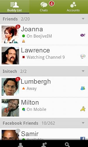 BeejiveIM Instant Messenger - Gratuit – vue 7