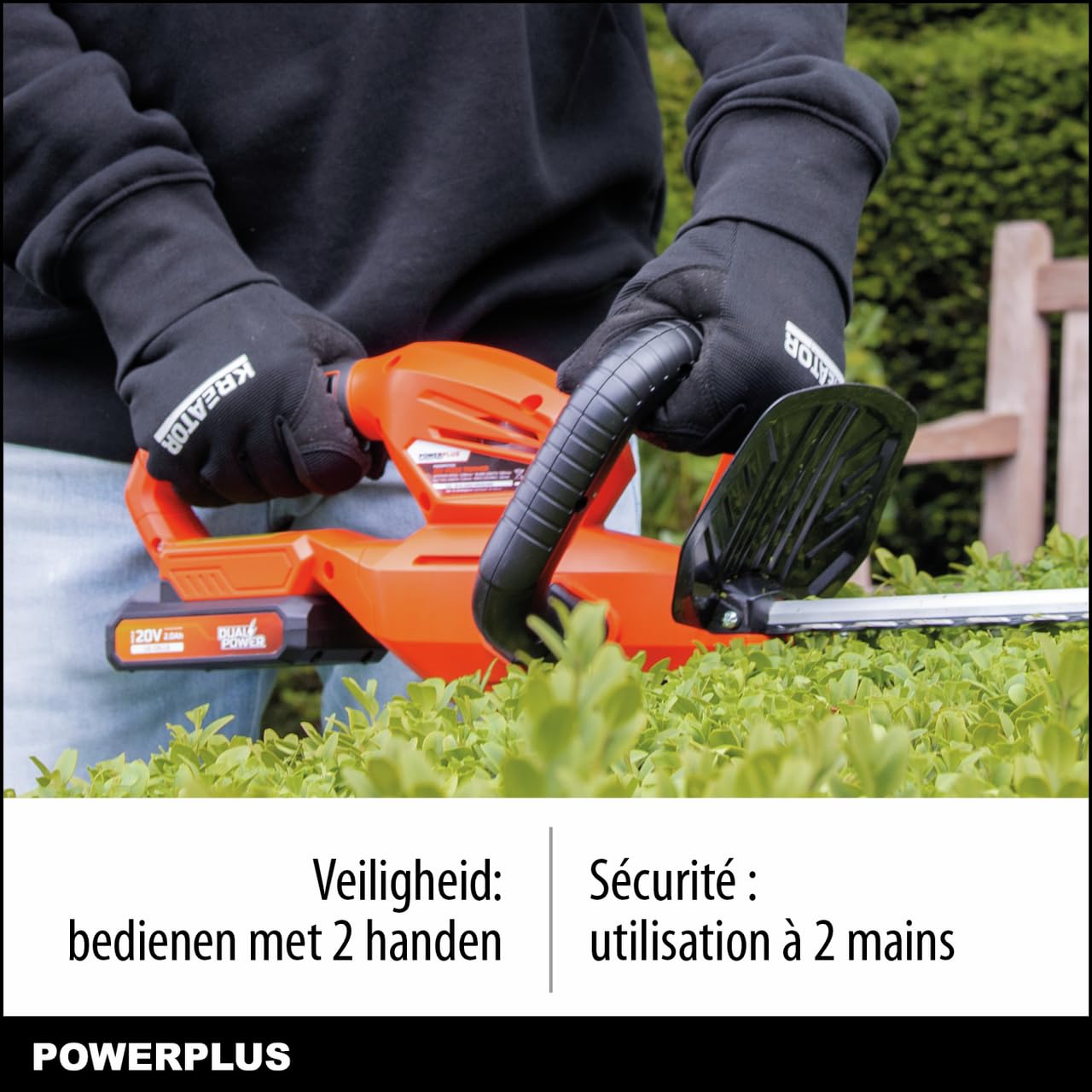 PowerPlus POWDPG7531 POWDPG7531 - Cortasetos 20 V, 560 mm (Sin Batería)