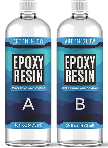 Vista 10 de Resina epoxi para fundición y revestimiento transparente – Kit de 1 galón – Resistente a los rayos UV, sin amarilleo, bajo olor, autonivelante
