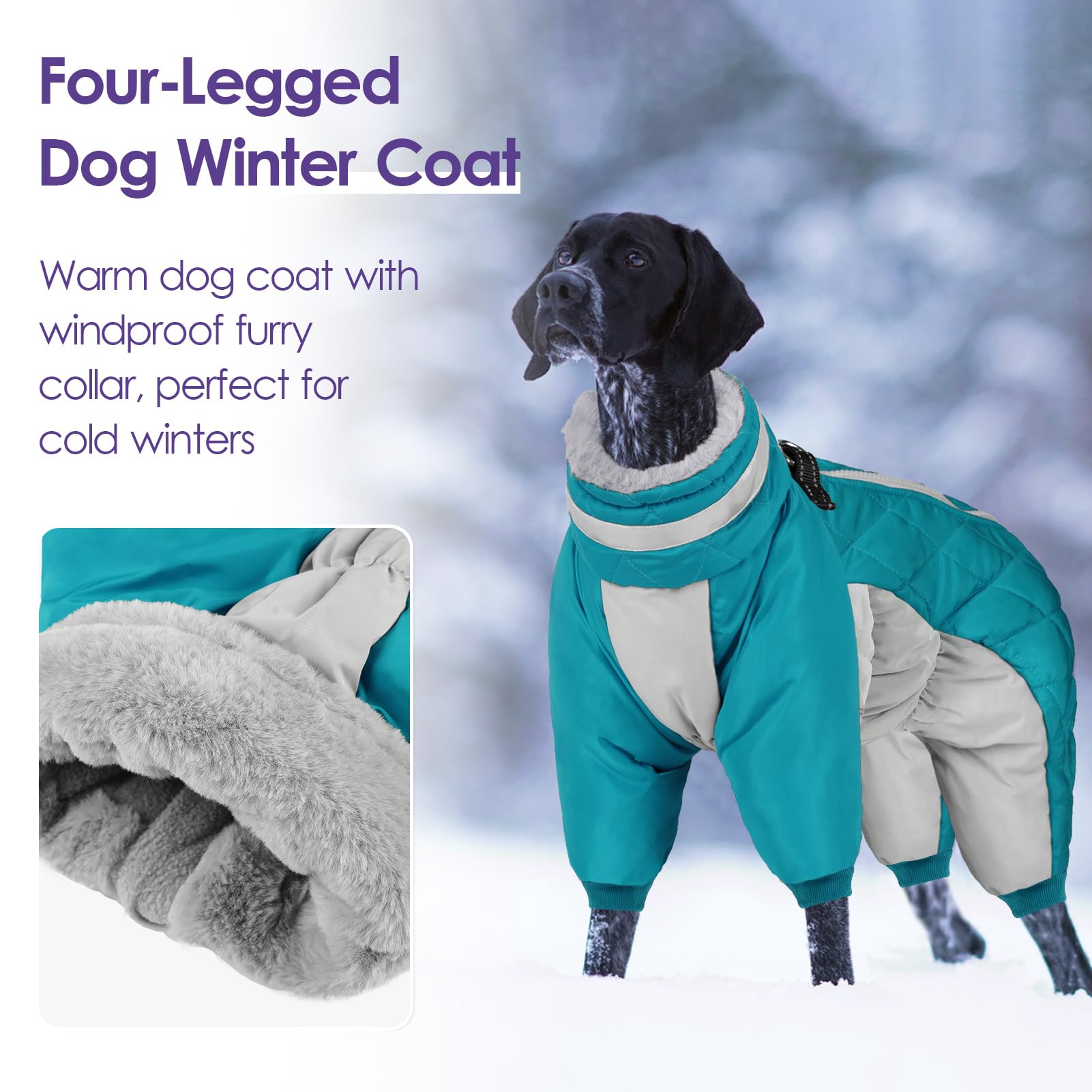 Carhartt Dog SUNFURA Four Legged Dog Coat War Fleece Winter Coat