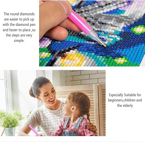 Miniatura 6 de Pintura de diamantes, paisaje, bricolaje, gema de arte de diamantes 5D de taladro completo, imágenes de puntos de diamante, velero, vela en el mar,