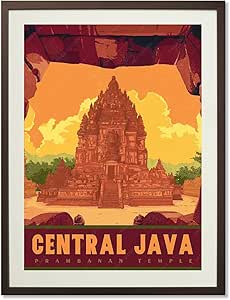 Amazon.com: gaeaverse Indonesia Central Java Prambanan Temple City ...