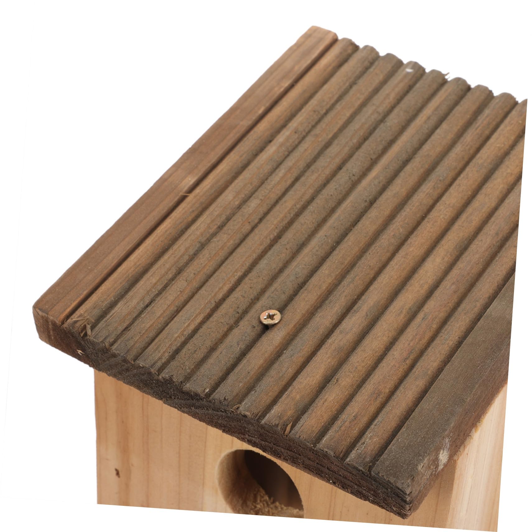 TOYANDONA Hängendes Vogelhaus Aus Holz Vogelnest Nistkasten Für Draußen Schlafnest Für Vögel Terrassen Vogelhäuschen Hinterhof Vogelbedarf