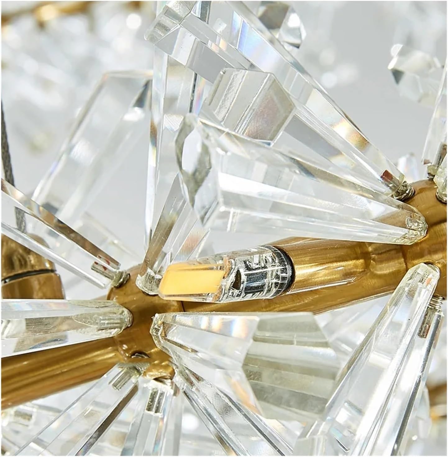 Crystal Lamp Light Luxury Wreath Living Room Chandelier Restaurant Bedroom,Indoor Illumination