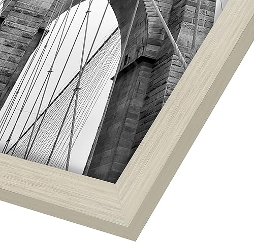 Vista 614 de Americanflat - Marco para póster de 71 x 74 cm con plexiglás pulido, portarretratos negro de madera industrializada, Epic Collection, marco ancho