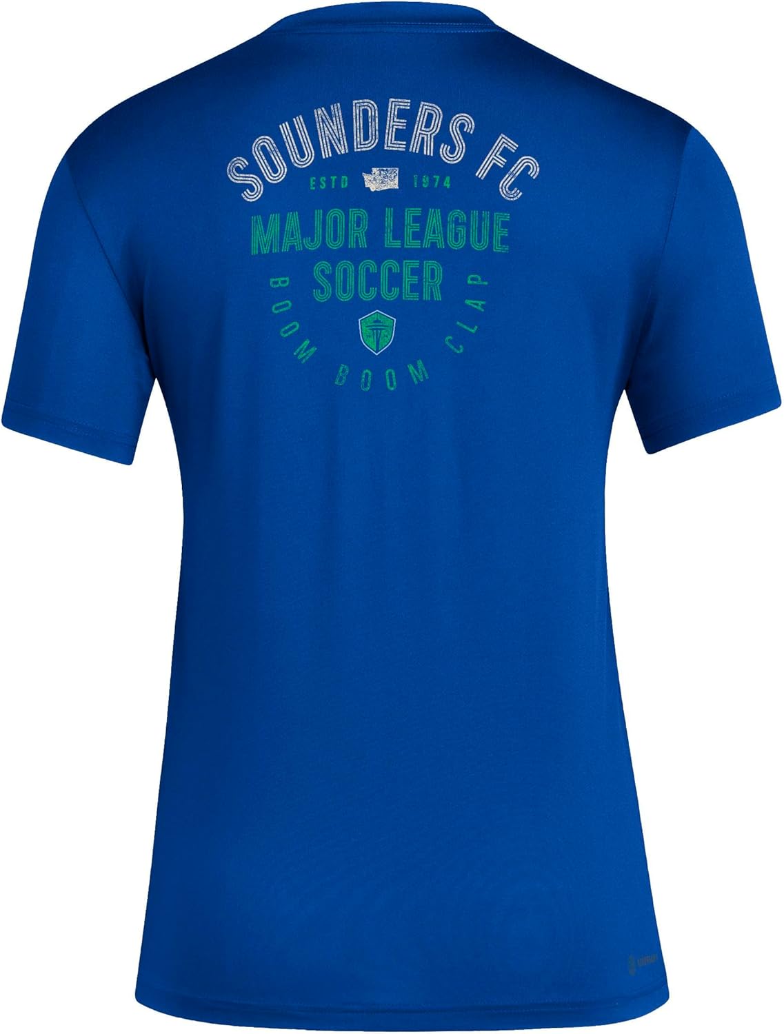 adidas Womens Seattle Sounders MLS Short Sleeve T-Shirt - Image 3