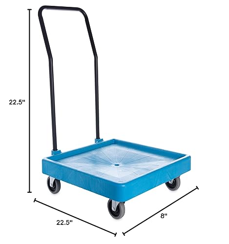 Miniatura 9 de Carlisle FoodService Products C2236H14 Plataforma universal para lavado de artículos con asa, capacidad de 350 libras, color azul