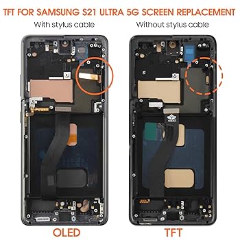 Amazon.com: TFT for Samsung Galaxy S21 Ultra Screen