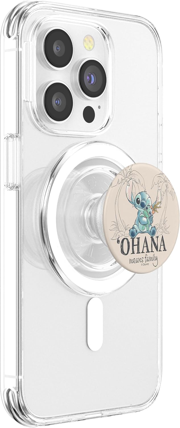 Disney Lilo & Stitch Ohana Means Family Sketch Logo PopSockets PopGrip for MagSafe