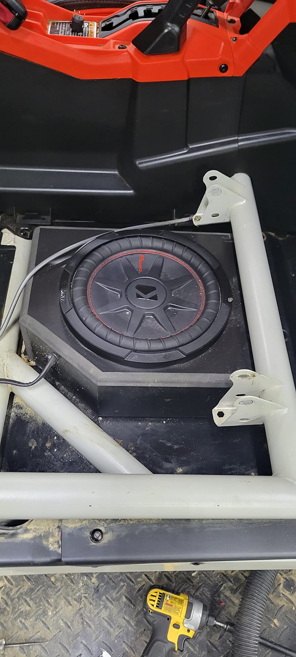 33/mo Finance UTV Stereo CanAm X3 Low Profile Driver 10" Sub Box Sub woofer Encloser for