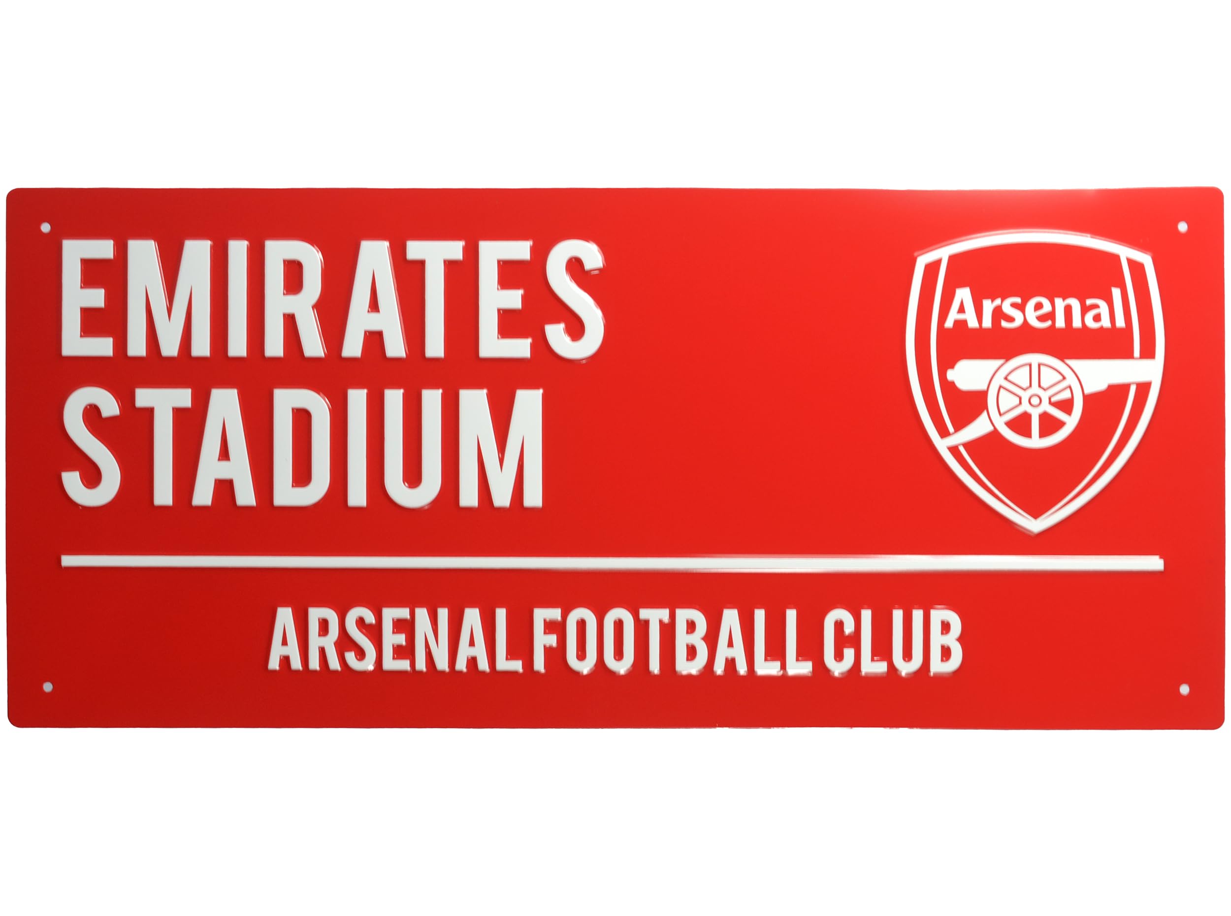 FOCO Arsenal Football Club Metal Street Sign, Emirates Stadium, Dark