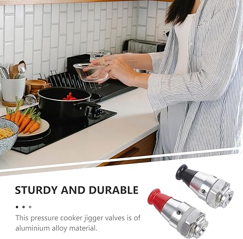 Miniatura 6 de Luxshiny Válvulas de Jigger de olla a presión, válvula de alivio universal para olla a presión, válvula de escape, reemplazo de potencia para