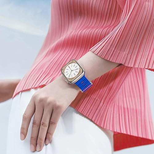 Miniatura 8 de Anlinser Bands Compatible with Apple Watch Band 41mm 40mm 38mm, Adjustable Loop Designed for Apple Watch SE Series 9 8 7 6 5 4 3