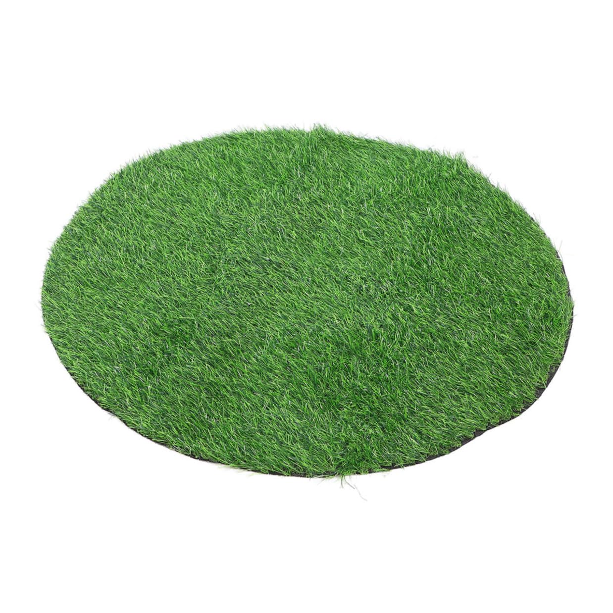 Gazon synthétique rond 80cm epais pour deco jardin et exterieur