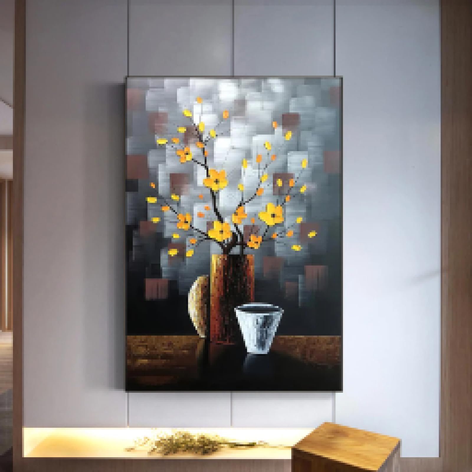 Affiches de fleurs abstraites modernes et décoration de maison 40x60 - 8