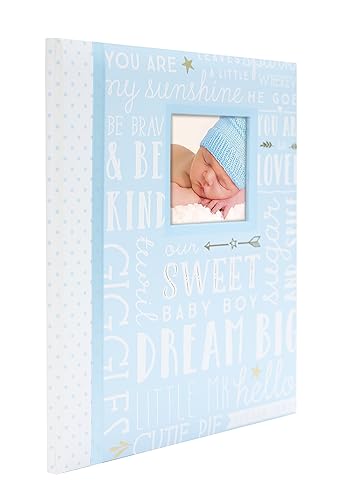 Miniatura 2 de Álbum de recuerdos "Dream Big" para bebé, marca Lil 'Peach, azul Wordplay