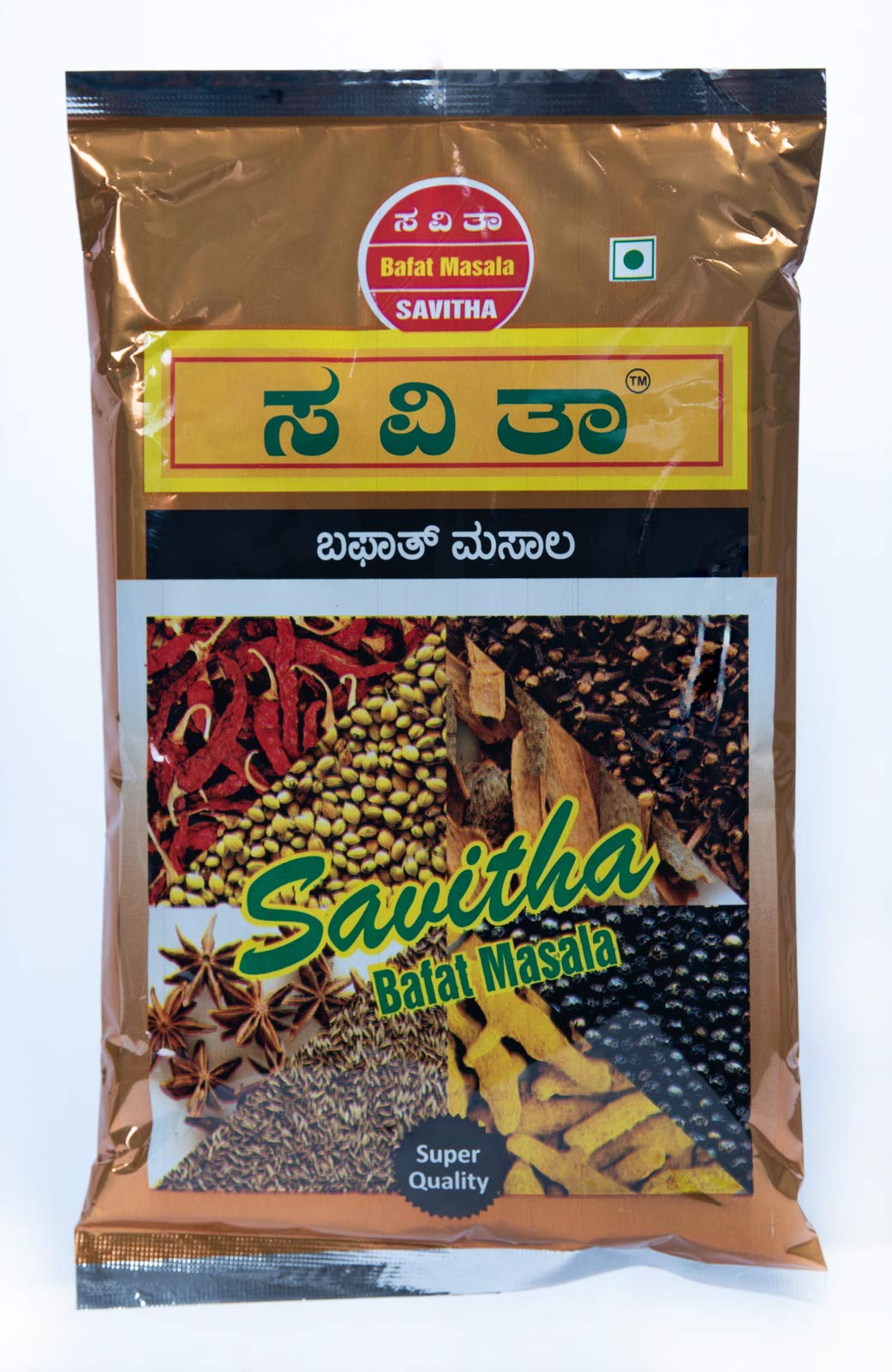 Savitha Bafat Masala 500g (Pack of 1) – Authentic Indian Spice Mix for Rich & Flavorful | Premium Fresh & Aromatic Ingredients | Ideal for Traditional Dishes