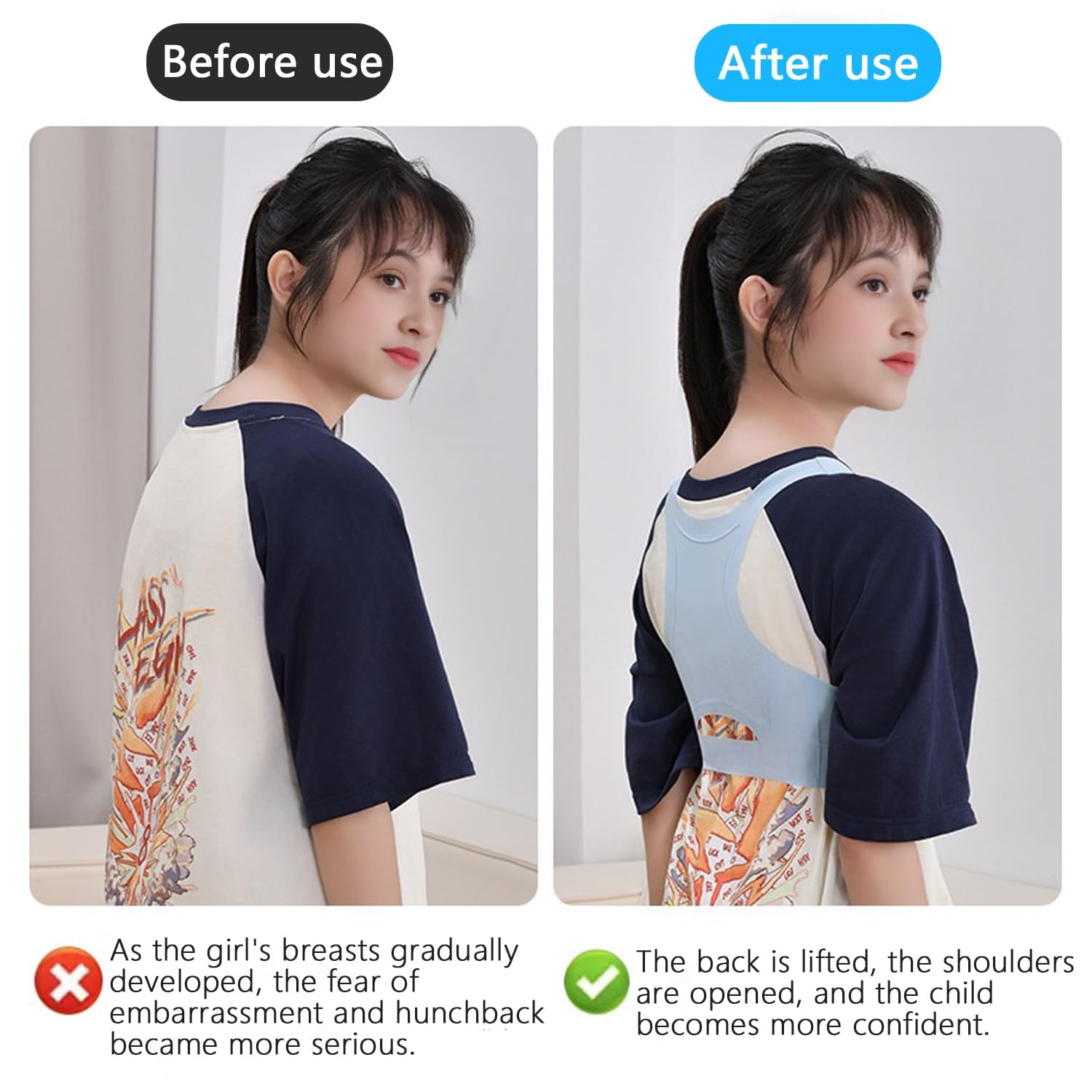 Sujetadores de Entrenamiento para Niñas Bralette con Espalda Cruzada Sin Costuras Levanta la Espalda Ropa Interior Deportiva Chaleco para Correr a Prueba de Golpes con Ligero con Acolchado Extraíble