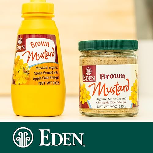 Miniatura 5 de Eden Mostaza marrón orgánica 9 oz