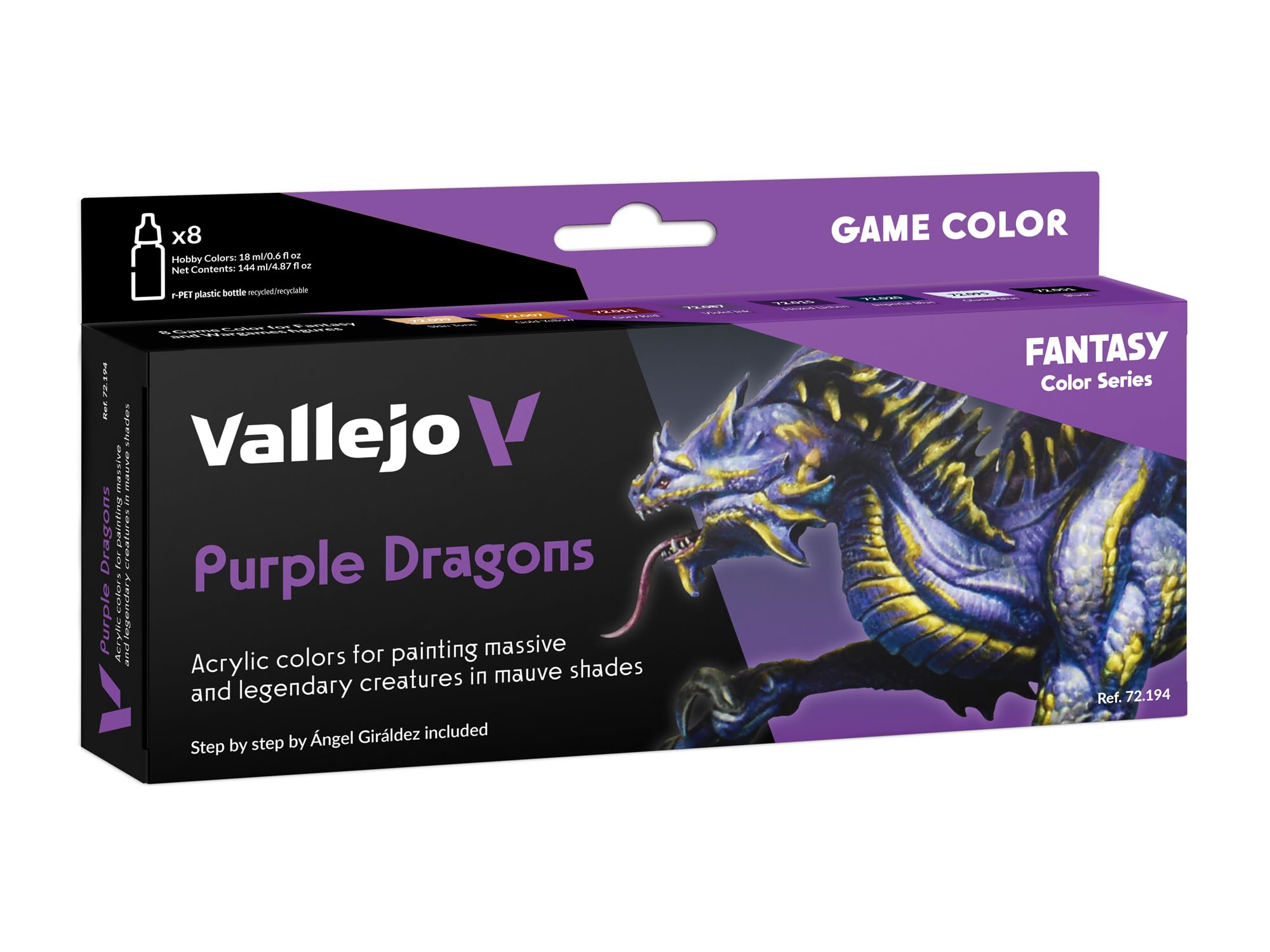 Vallejo Game Color Non Metallic Metal - 8 kleuren - 18ml - 72193 - Koop nu bij Scenery Workshop - Scenery Workshop BV