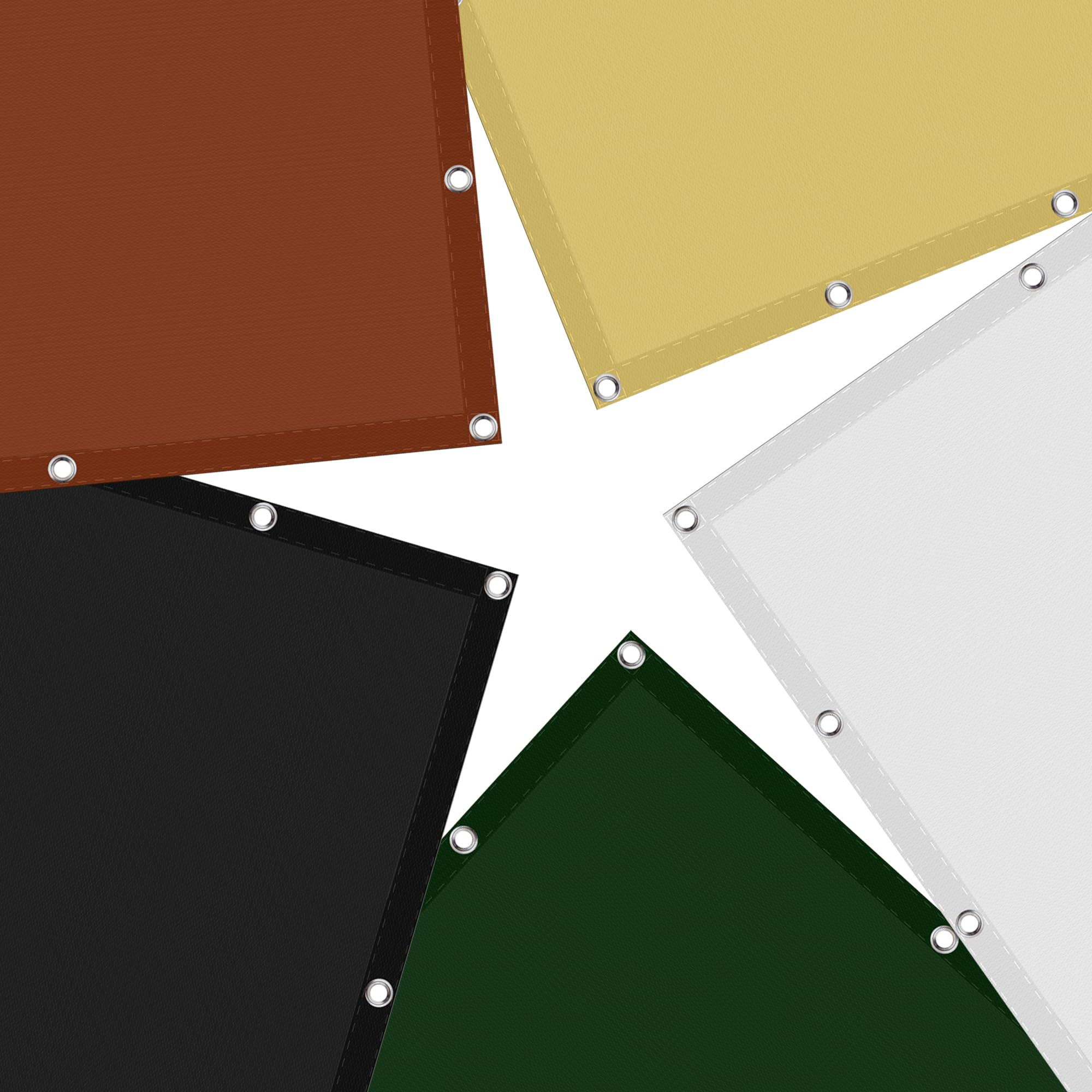 Balkonbespannung Reißfest 4 x 5 m Witterungsbeständig Beschattungsnetz Sonnencreme mit Ösen Segeltuch 4 × 1.5 M Seile für Draußen Patio Terrasse Camping, Orange