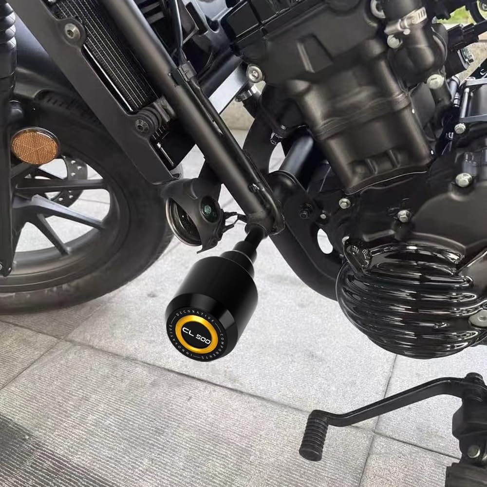 Modeer For H.onda CL 500 2023 2024 CL500 Motorcycle Frame Anti-collision Falling Protection Slider Crash cl500 2023 cl 500 2024 Accessories (gold)