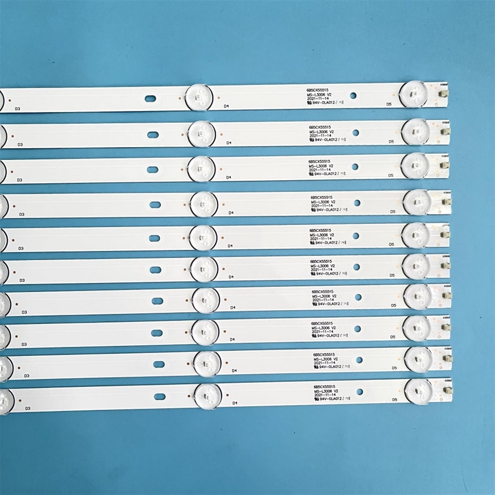 Tiras LED compatibles for Polarline 58 Pulgadas Si58us CX58D05-ZC22AG-02E K58DLX9US CX580DLEDM 58PU55STC-SM CX580DLEDM JL.D58051330-006AS-M
