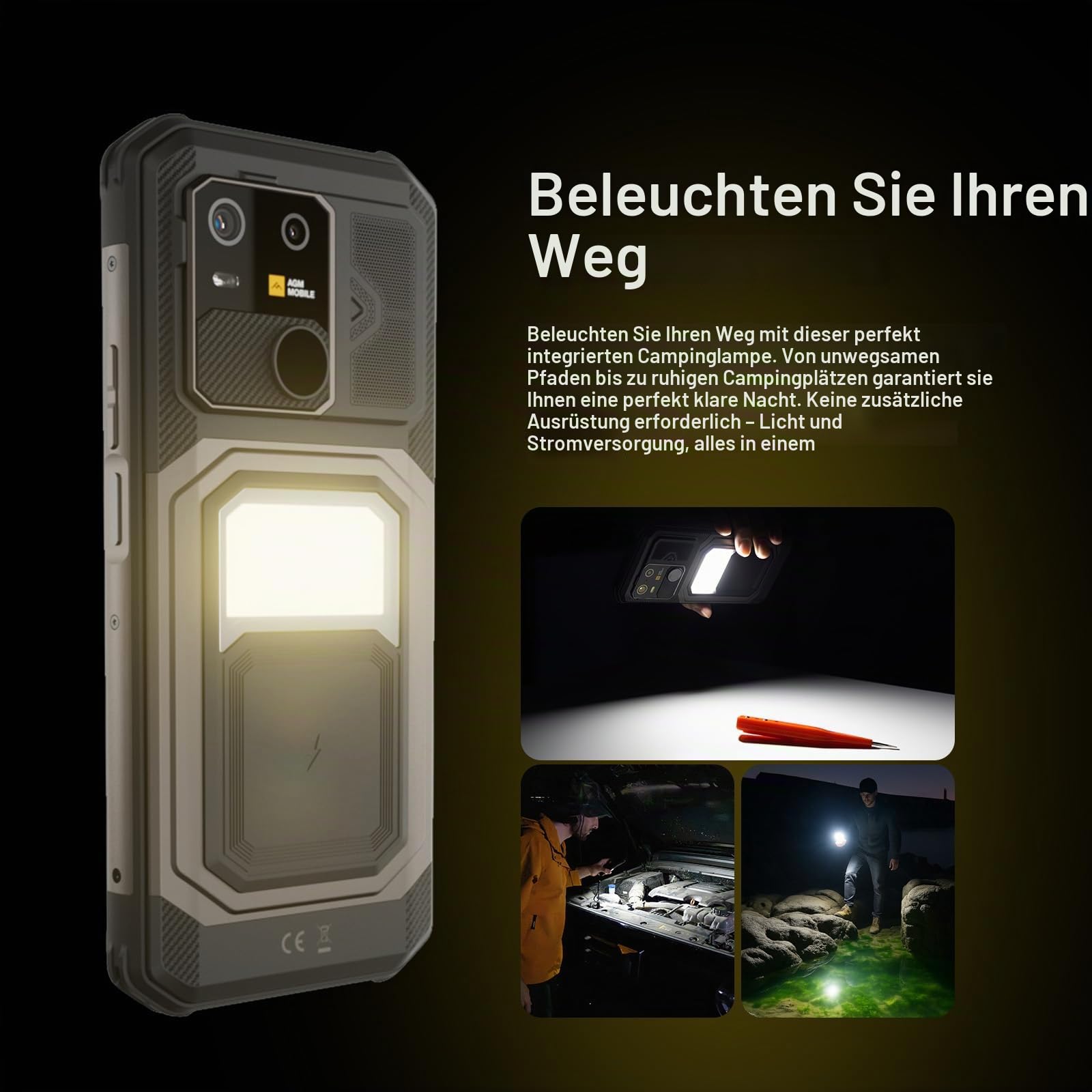 AGM G3 Pro Ultimate Set: Wärmebild-Smartphone, Legion Pro GPS-Uhr & Buds 9 ANC – 10000mAh, IP68, Offline-Karten & Touch-Case