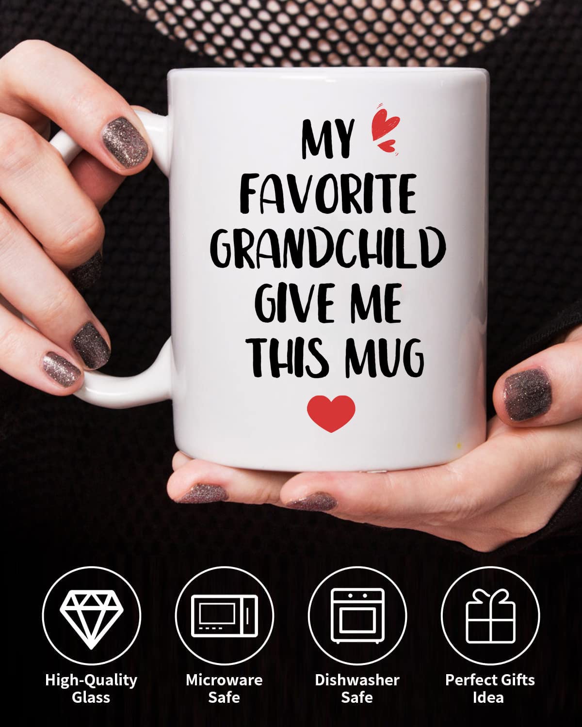 5Aup My Favorite Grandchild Gave Me This Mug 1 Count