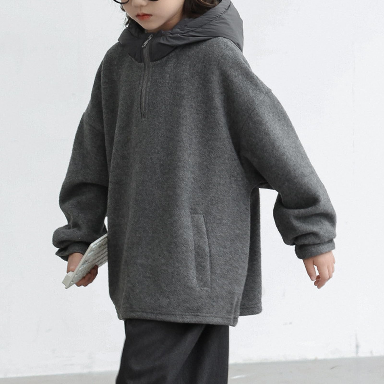 Felpa Bambino Cartoon con Stampa Auto, Felpa Junior Calda Foderata, Sweatshirt Manica Lunga Cotone Morbido, Maglia Felpata Casual Sportiva, Abbigliamento Autunno Inverno