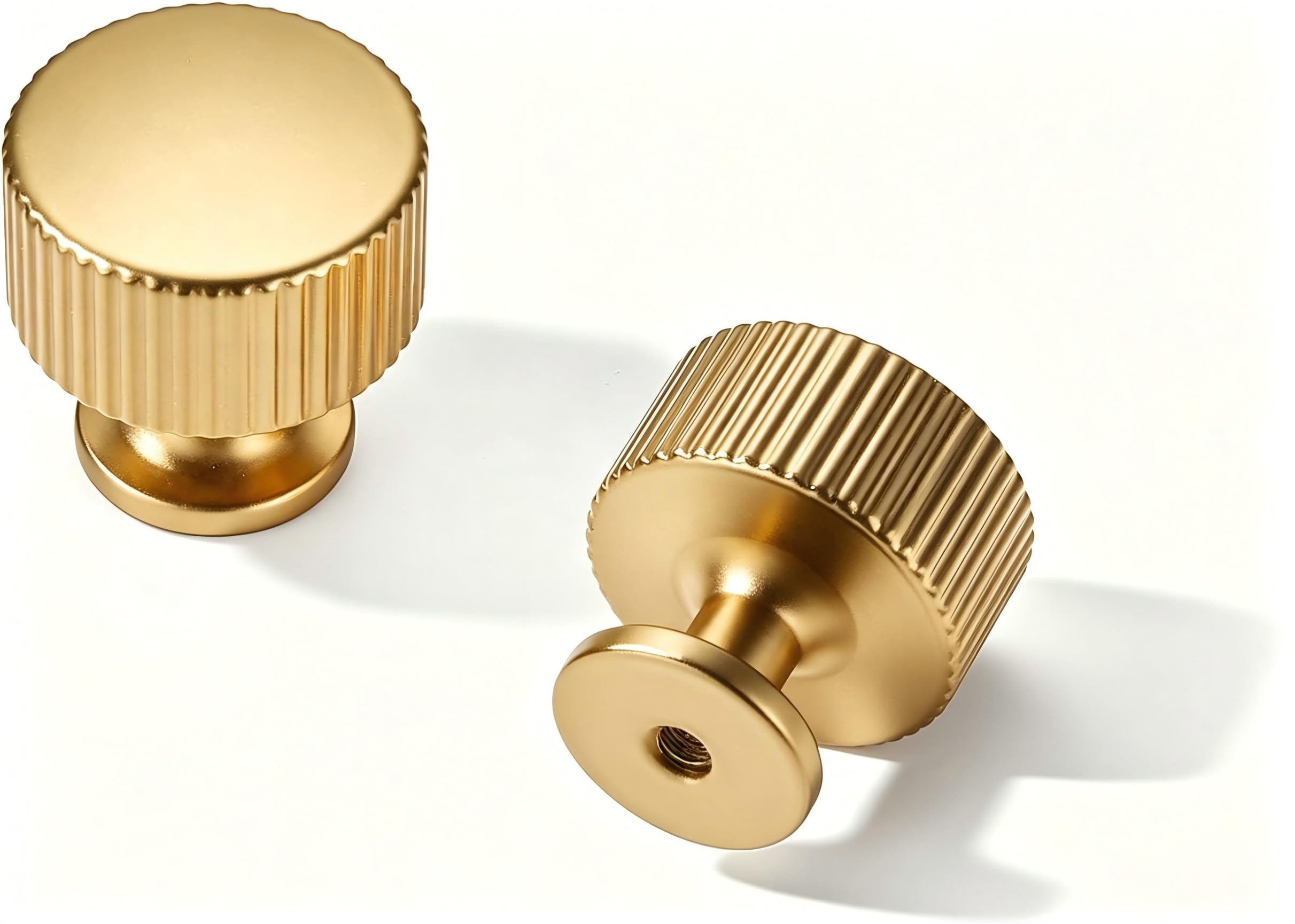 Khtumeware - 80303 Brushed Brass Cabinet Pulls CTC 1 - 1/2 in (38 mm) 10 Pack