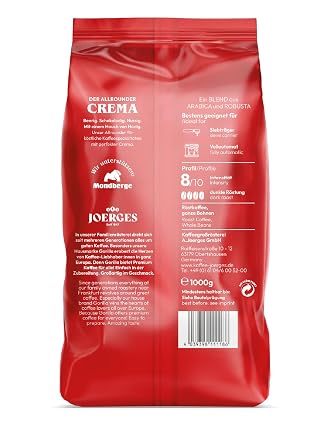 joerges ff01gosb espresso gorilla super bar crema 1 kg (pack of 1)